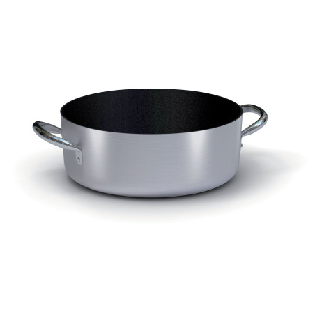 casseruola ballarini 2016.45 serie 2000 bassa 2 maniglie 45cm alluminato