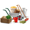 set da gioco schleich farm world stable care accessories [42610]