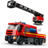 gioco da costruzione lego caserma dei pompieri con camion dei pompieri