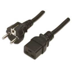 Cavo alimentazione c19 a schuko 2.5 mt