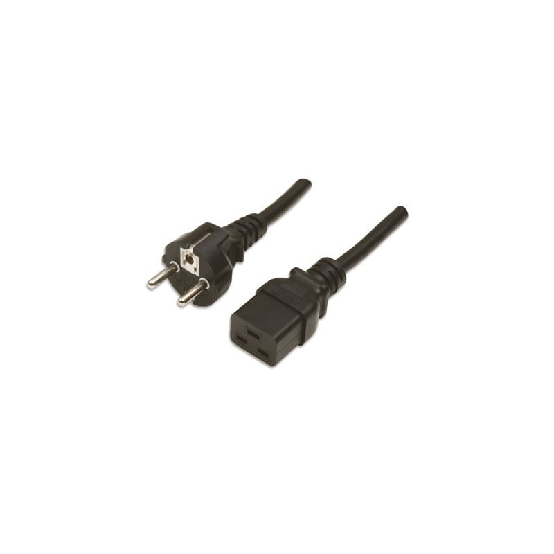 Cavo alimentazione c19 a schuko 2.5 mt