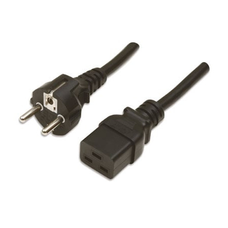 Cavo alimentazione c19 a schuko 2.5 mt