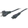 Cavo alimentazione c5 f a schuko 1,8 mt nero
