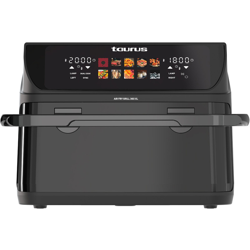 friggitrice ad aria taurus grill 360 10l 1600w nero [973004000]