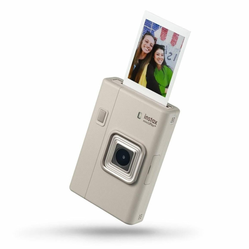 fotocamera istantanea fujifilm instax mini liplay+ beige [16947999]
