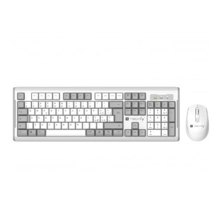 kit tastiera e mouse techly 623660 wireless 2.4ghz 1600dpi qwerty