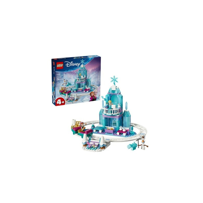 gioco da costruzione lego disney 43281 il castello di ghiaccio e