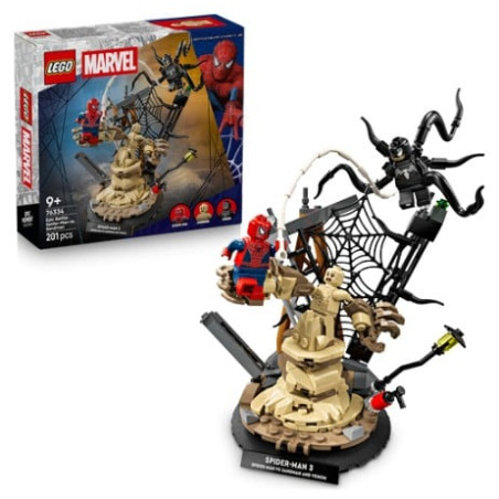 gioco da costruzione lego marvel 76334 spider-man contro sandman