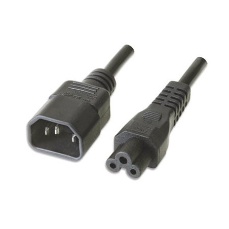 Cavo conversione c5 f a c14 m 1,8 mt nero