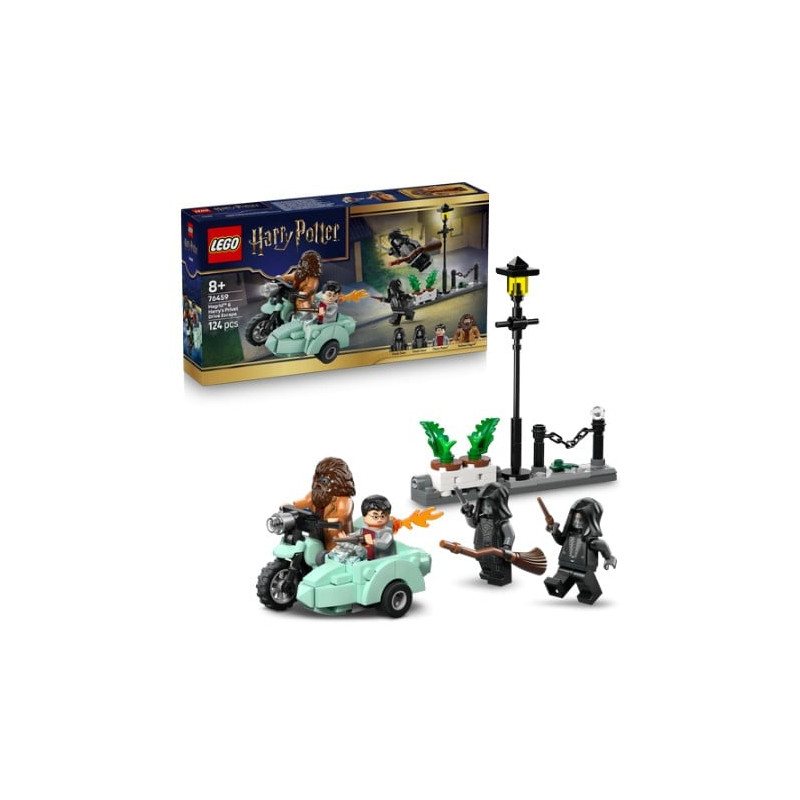 gioco da costruzione lego harry potter 76459 la fuga di hagrid e