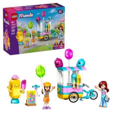 set da gioco lego friends 42692 bancarella di gelati e palloncini