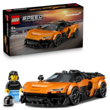 kit di costruzione lego speed champions 77257 mclaren w1 nero/arancione