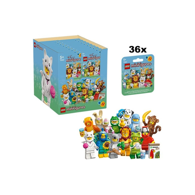 minifigure da collezionare lego 71051 minifigure serie 28 animali