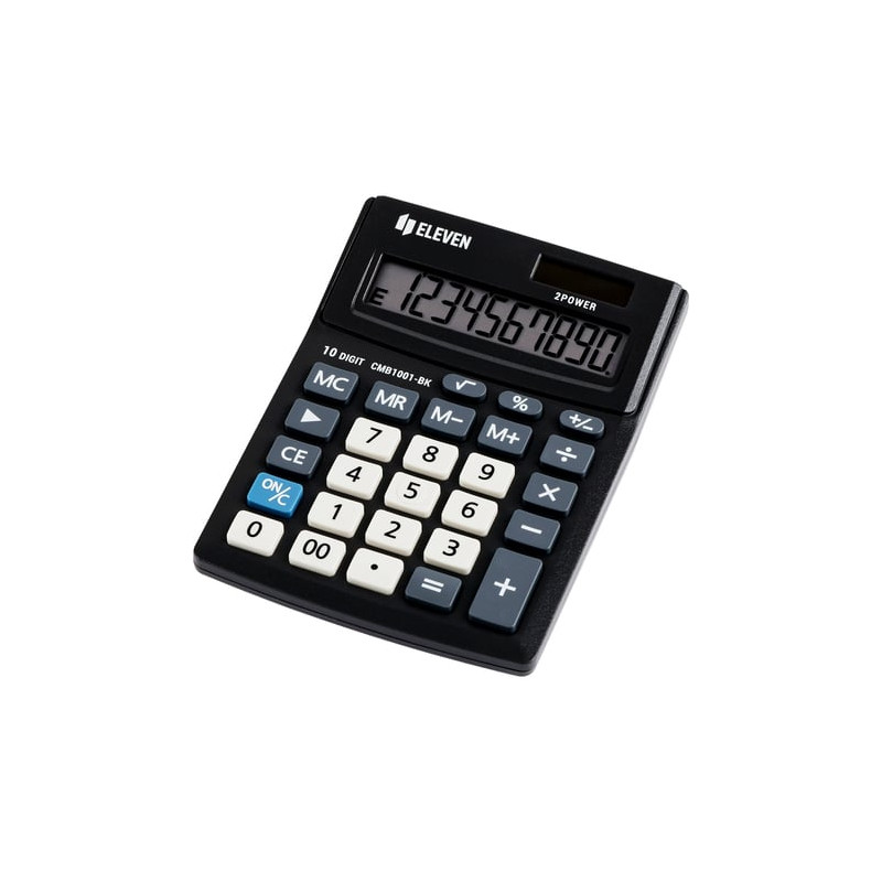 calcolatrice da ufficio eleven cmb1001-bk 10 cifre nero [eleven