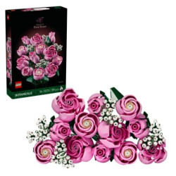 kit di costruzione lego botanicals 10374 bouquet di rose rosa rosa
