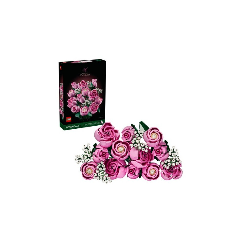 kit di costruzione lego botanicals 10374 bouquet di rose rosa rosa