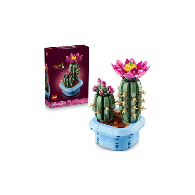 kit di costruzione lego botanicals 11509 cactus fiorito multicolore