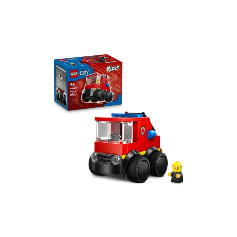 gioco da costruzione lego city 60482 camion dei pompieri multicolore