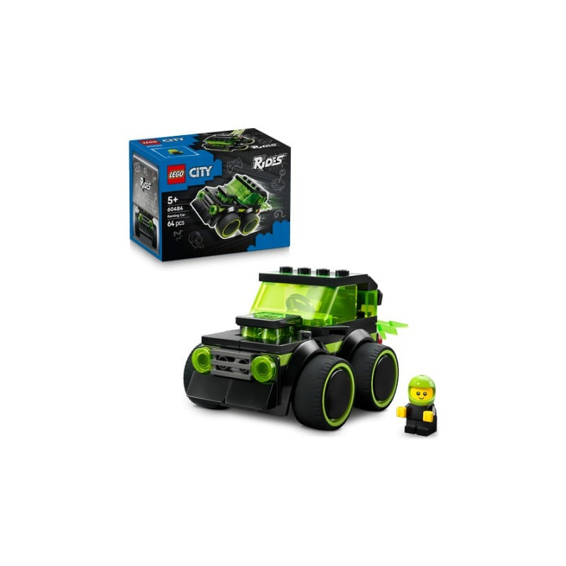 gioco da costruzione lego city 60484 rides - auto da corsa da