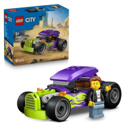 gioco da costruzione lego city 60485 hot rod multicolore 81pz [60485]