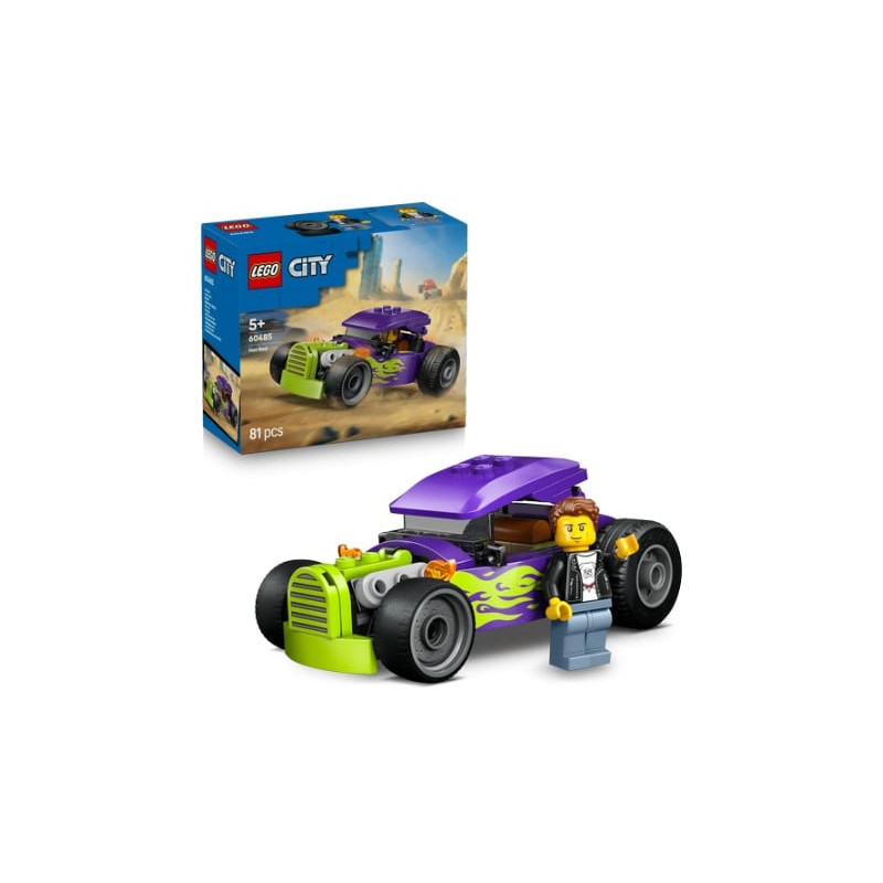 gioco da costruzione lego city 60485 hot rod multicolore 81pz [60485]