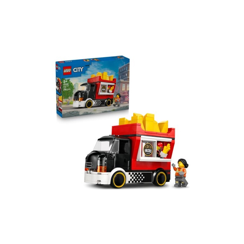 gioco da costruzione lego city 60488 camion di cibo con patatine