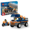 gioco da costruzione lego city 60491 trasportatore di motociclette