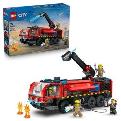 gioco da costruzione lego city 60499 camion dei pompieri dell'aeroporto