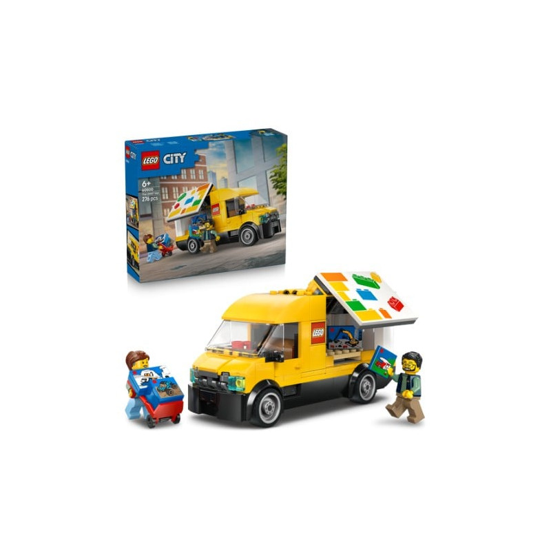 gioco da costruzione lego city 60500 il furgone lego multicolore