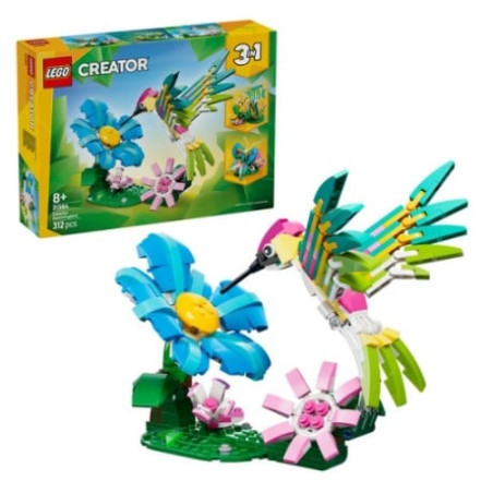 gioco da costruzione lego creator 31384 3in1 colibri' colorato