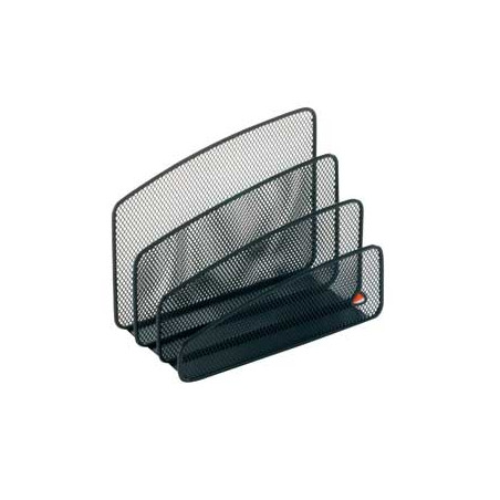 Sparticarte alba mesh nero in rete metallica alba [meshletter/n]