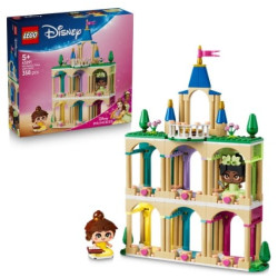 gioco da costruzione lego disney 43291 mini belle e tiana con castello