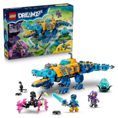 gioco da costruzione lego dreamzzz 71512 sottomarino coccodrillo