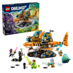 gioco da costruzione lego dreamzzz 71515 serbatoio degli squali tigre