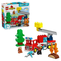 set da gioco lego duplo 10473 town camion dei pompieri con manichetta