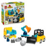 gioco da costruzione lego duplo 10475 town 3in1 veicoli da costruzione