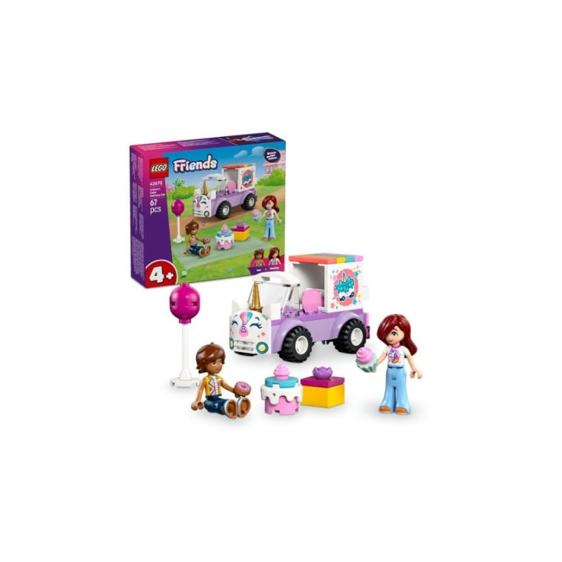 gioco da costruzione lego friends 42675 auto per la consegna della