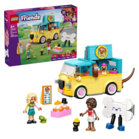 gioco da costruzione lego friends 42678 furgone con accessori per