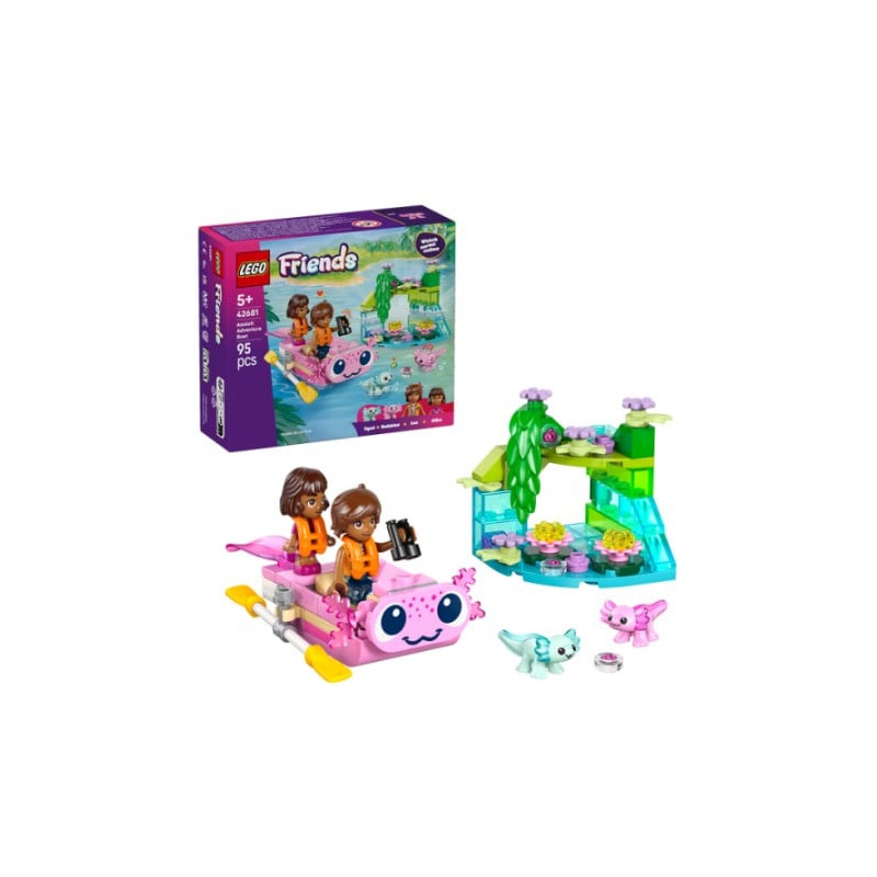 set da gioco lego friends 42681 barca avventura axolotl multicolore