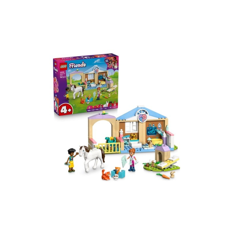set da gioco lego friends 42696 clinica veterinaria per animali multicolore