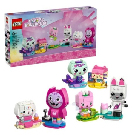 gioco da costruzione lego gabby's dollhouse 11215 gabby's
