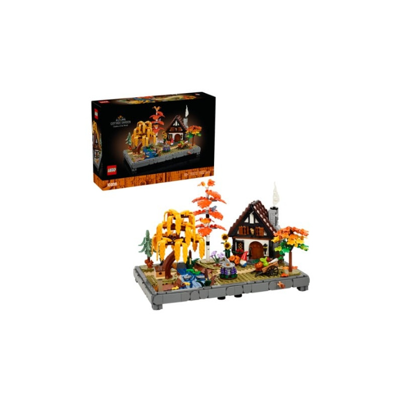 gioco da costruzione lego icons 11372 giardino autunnale multicolore
