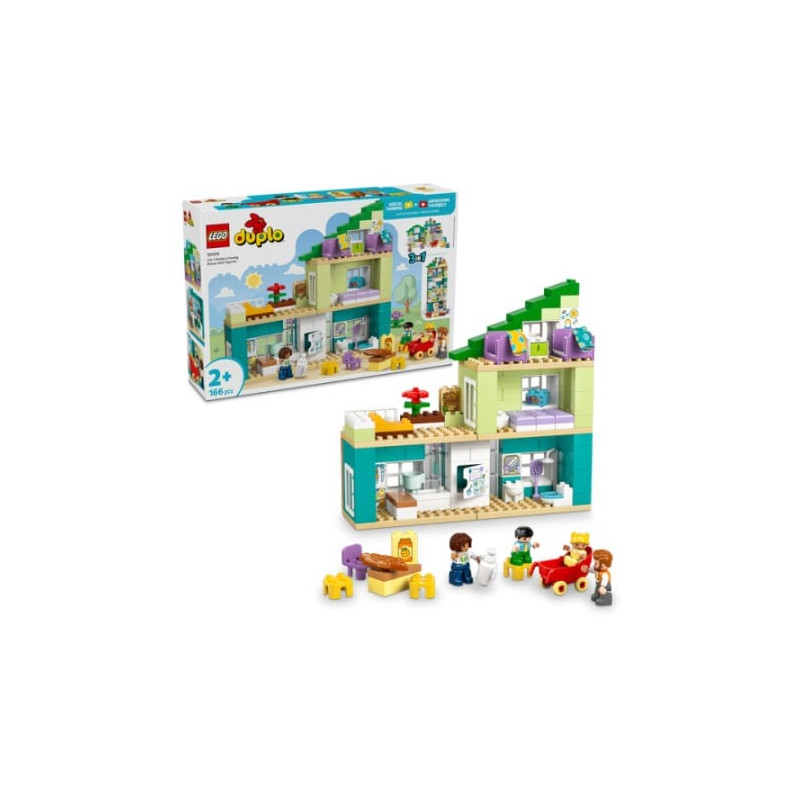 gioco da costruzione lego duplo 10470 town 3in1 casa moderna con