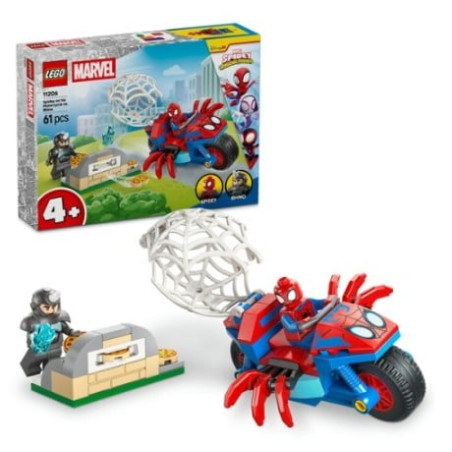 gioco da costruzione lego marvel 11206 spidey sulla sua moto contro