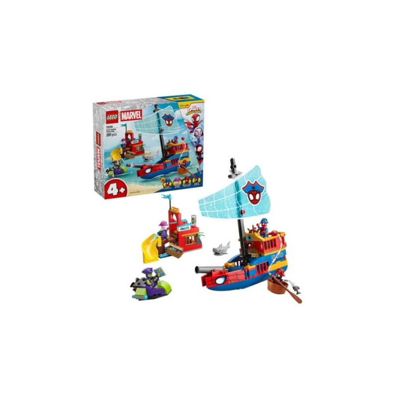 gioco da costruzione lego marvel 11208 nave pirata del team spidey