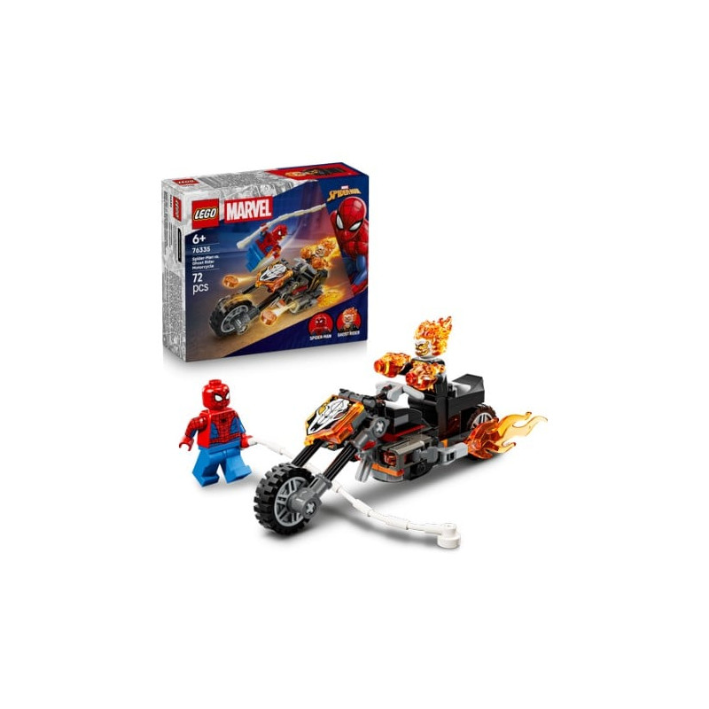 gioco da costruzione lego marvel 76335 spider-man contro ghost