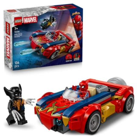 gioco da costruzione lego marvel 76336 spider-man auto vs wolverine