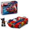 gioco da costruzione lego marvel 76336 spider-man auto vs wolverine