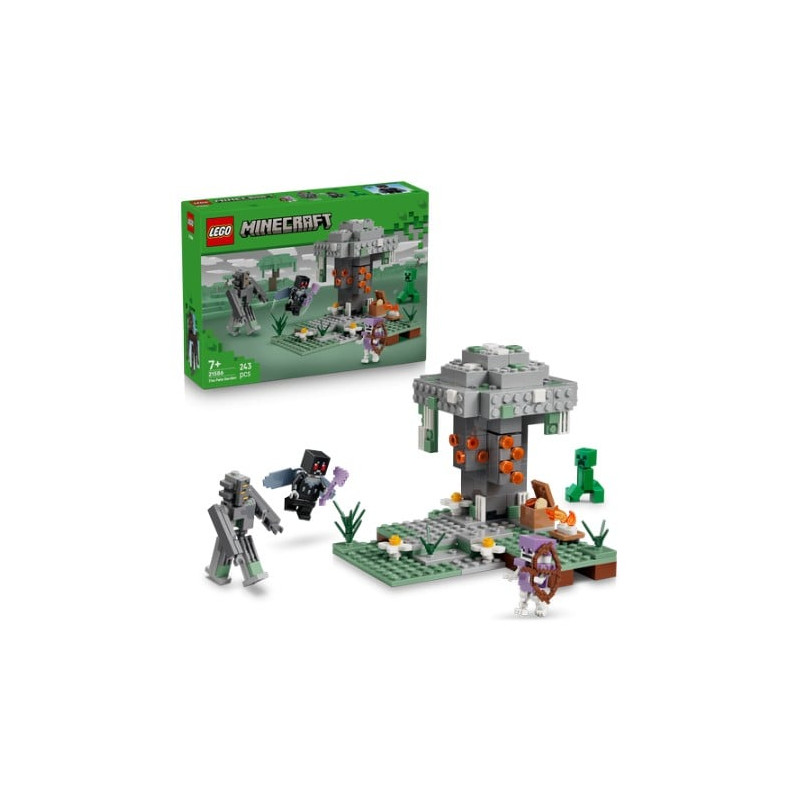 gioco da costruzione lego minecraft 21586 il giardino pallido multicolore