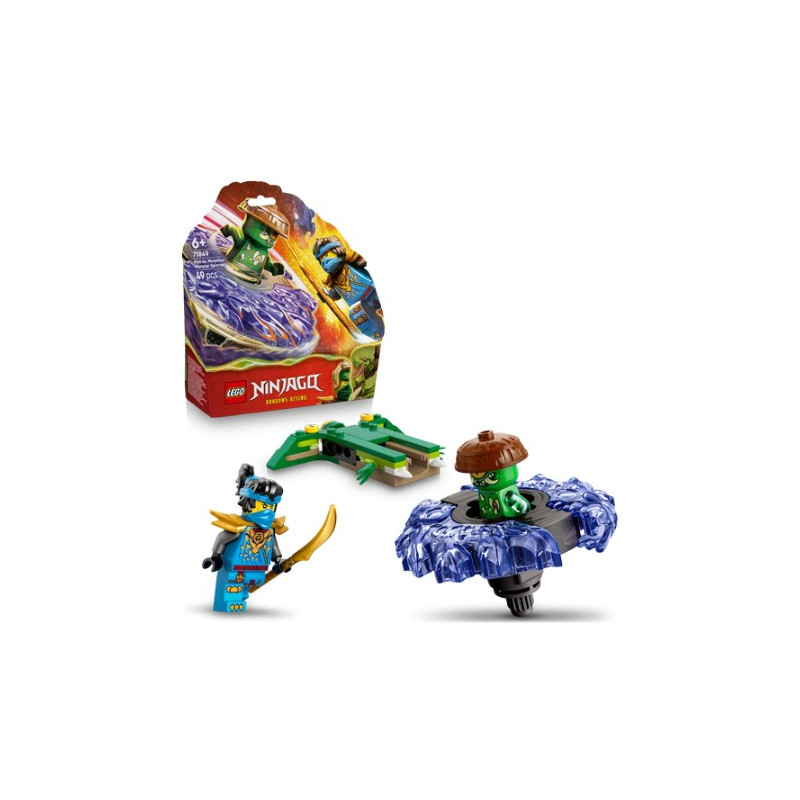 set da gioco lego ninjago 71849 nya vs spinner del mostro elementale